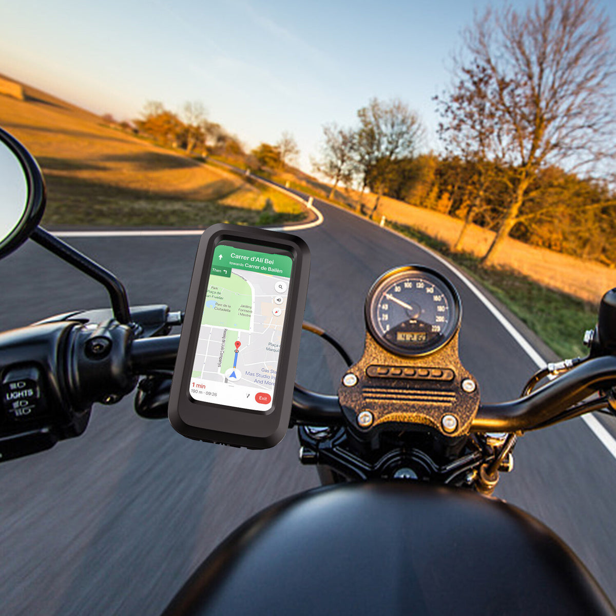 Wisebei Waterproof Bike Phone Holder