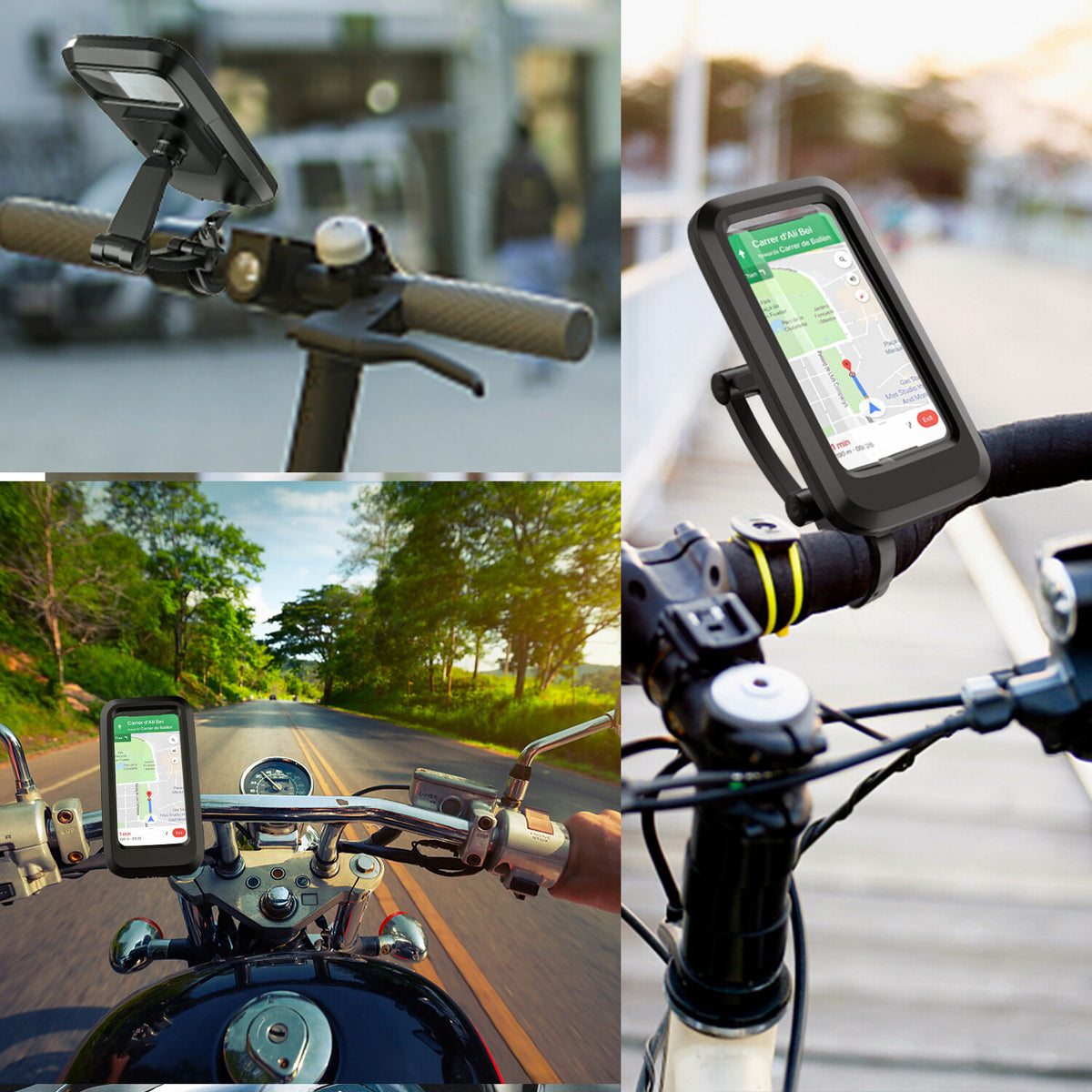 Wisebei Waterproof Bike Phone Holder